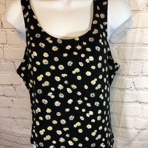 Daisy cropped tank top